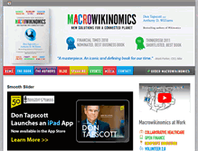 Tablet Screenshot of macrowikinomics.com